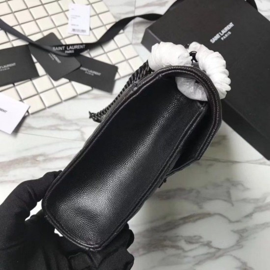Replica YSL Saint Laurent Busta media per buste nera Replica YSL Saint Laurent Busta media per buste nera