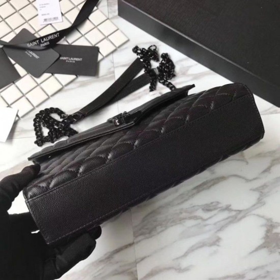 Replica YSL Saint Laurent Busta media per buste nera Replica YSL Saint Laurent Busta media per buste nera