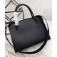 Replica Borsa a mano monocromatica Saffiano Prada nera Replica Borsa a mano monocromatica Saffiano Prada nera