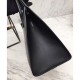 Replica Borsa a mano monocromatica Saffiano Prada nera Replica Borsa a mano monocromatica Saffiano Prada nera