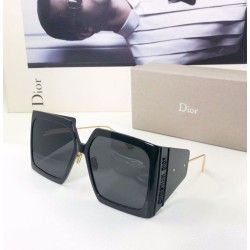 Occhiali da sole quadrati Dior Diorsolar S1u avorio Nero