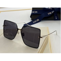 Occhiali da sole quadrati sfumati Dior Nero
