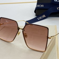 Occhiali da sole quadrati sfumati Dior marrone chiaro Occhiali da sole quadrati sfumati Dior marrone chiaro