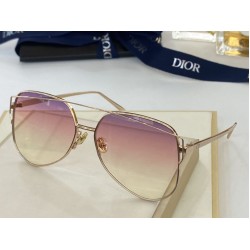 Occhiali da sole quadrati sfumati Dior Diorstellaire Marroni