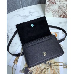 Pochette 2 in 1 di vitello Montaigne Christian Dior 30 nera