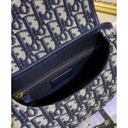 Borsa Christian Dior Small Dior Bobby Blu scuro Borsa Christian Dior Small Dior Bobby Blu scuro