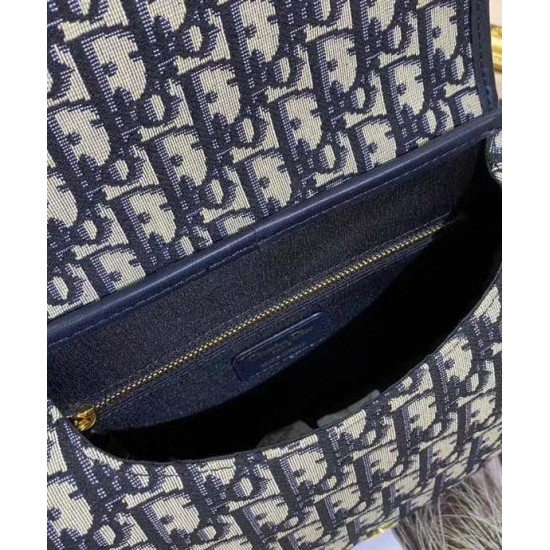 Replica Borsa Christian Dior Medium Dior Bobby Blu scuro Replica Borsa Christian Dior Medium Dior Bobby Blu scuro