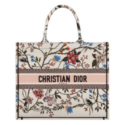 Christian Dior The Book Tote Bag Bianco