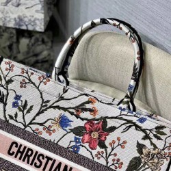 Christian Dior The Book Tote Bag Bianco