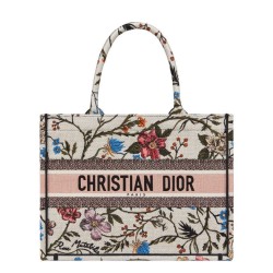 Tote per libri Christian Dior piccola Dior bianca