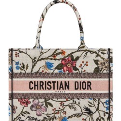Tote per libri Christian Dior piccola Dior bianca