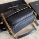 Replica Borsa liscia media nera YSL Saint Laurent Niki Replica Borsa liscia media nera YSL Saint Laurent Niki