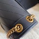 Replica Borsa liscia media nera YSL Saint Laurent Niki Replica Borsa liscia media nera YSL Saint Laurent Niki