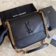 Replica Borsa liscia media nera YSL Saint Laurent Niki Replica Borsa liscia media nera YSL Saint Laurent Niki