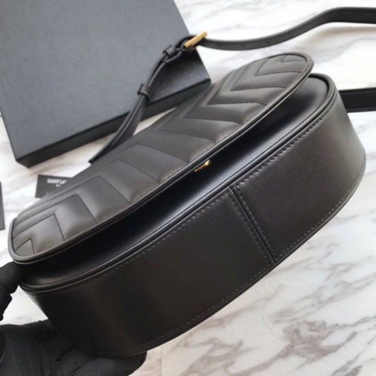 Replica Borsa a tracolla YSL Saint Laurent Joan trapuntata Y nera Replica Borsa a tracolla YSL Saint Laurent Joan trapuntata Y nera