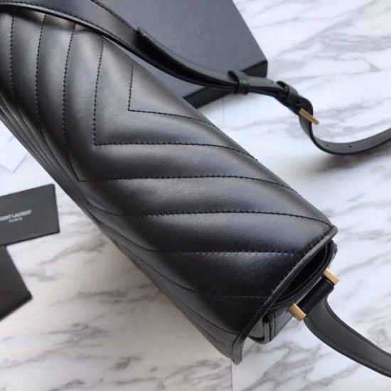 Replica Borsa a tracolla YSL Saint Laurent Joan trapuntata Y nera Replica Borsa a tracolla YSL Saint Laurent Joan trapuntata Y nera
