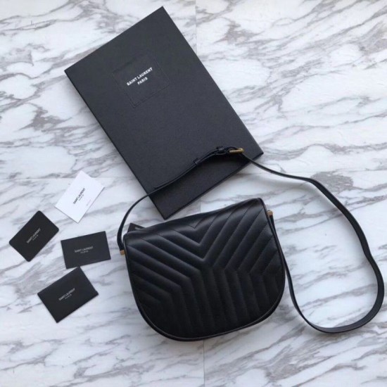 Replica Borsa a tracolla YSL Saint Laurent Joan trapuntata Y nera Replica Borsa a tracolla YSL Saint Laurent Joan trapuntata Y nera