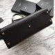 Replica Borsa a tracolla YSL Saint Laurent Medium Manhattan nera