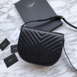 Borsa a tracolla YSL Saint Laurent Joan trapuntata Y nera