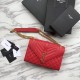 Replica Busta YSL Saint Laurent Piccola borsa Grain rosso goffrato Replica Busta YSL Saint Laurent Piccola borsa Grain rosso goffrato