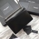 Replica Borsa YSL Saint Laurent Medium Sunset liscia nera argento Replica Borsa YSL Saint Laurent Medium Sunset liscia nera argento