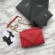 Replica Busta YSL Saint Laurent Piccola borsa Grain rosso goffrato Replica Busta YSL Saint Laurent Piccola borsa Grain rosso goffrato