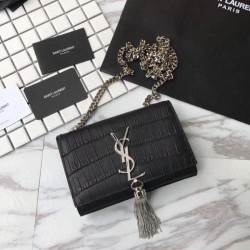 Borse YSLSaint Laurent Piccolo Kate Monogram Nappa in nappa nera