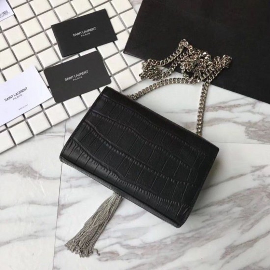 Replica Borse YSLSaint Laurent Piccolo Kate Monogram Nappa in nappa nera Replica Borse YSLSaint Laurent Piccolo Kate Monogram Nappa in nappa nera