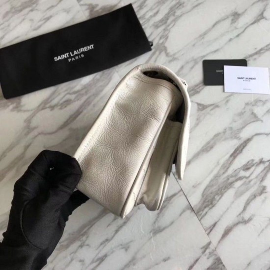 Replica Borsa YSL Saint Laurent Niki catena media bianca Replica Borsa YSL Saint Laurent Niki catena media bianca