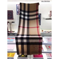 Cammello di sciarpa di Cashmere Grande Check Classic