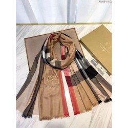 Cammello di sciarpa di Cashmere Grande Check Classic