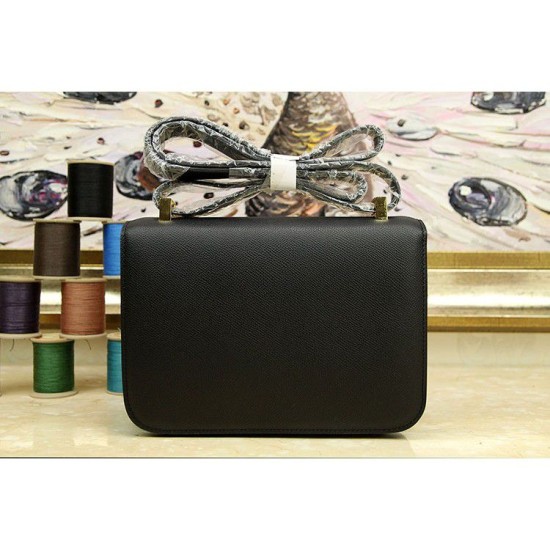 Replica Borse Hermes Constance in pelle nera Epsom Replica Borse Hermes Constance in pelle nera Epsom