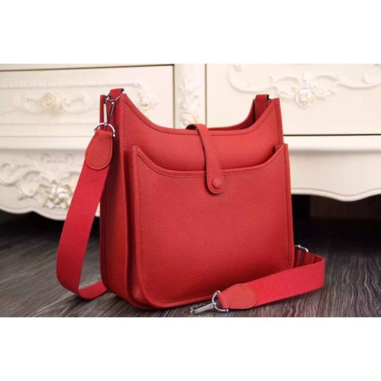 Replica Hermes Evelyne II TPM e III PM Borse Vermillion