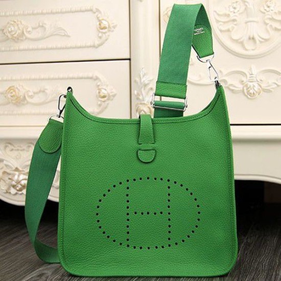 Replica Hermes Evelyne III PM Borsa Verde Replica Hermes Evelyne III PM Borsa Verde