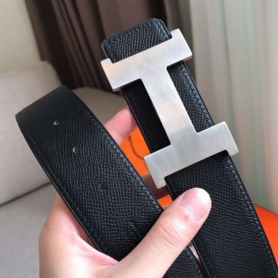 Replica Cinturino Hermes Constance 2 Fibbia cintura nera Epsom 42MM Replica Cinturino Hermes Constance 2 Fibbia cintura nera Epsom 42MM