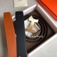 Replica Cinturino Hermes Constance 2 Fibbia per cintura Oro / Noir Swift 42MM