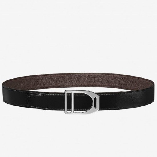 Replica Hermes Etrier Cintura con fibbia Cinturino Clemence 32 mm cioccolato Replica Hermes Etrier Cintura con fibbia Cinturino Clemence 32 mm cioccolato