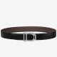 Replica Hermes Etrier Cintura con fibbia Cinturino Clemence 32 mm cioccolato Replica Hermes Etrier Cintura con fibbia Cinturino Clemence 32 mm cioccolato