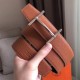 Replica Cintura reversibile Hermes H d'Ancre Marrone / Noir Replica Cintura reversibile Hermes H d'Ancre Marrone / Noir