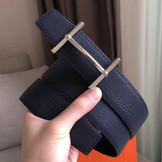 Replica Cintura reversibile Hermes H d'Ancre Zaffiro / Ardoise Replica Cintura reversibile Hermes H d'Ancre Zaffiro / Ardoise
