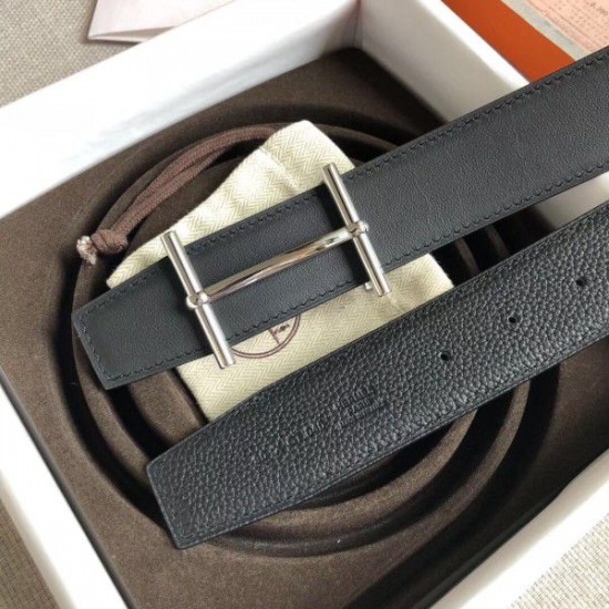 Replica Cintura reversibile Hermes H d'Ancre Nera / Ardoise Replica Cintura reversibile Hermes H d'Ancre Nera / Ardoise