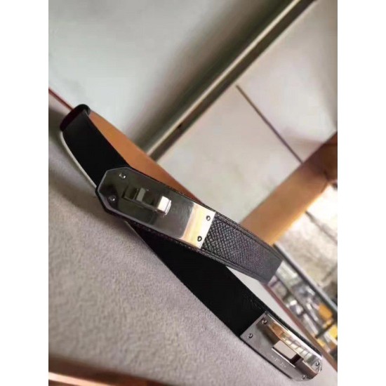 Replica Cintura Hermes Kelly nera Epsom Donna Replica Cintura Hermes Kelly nera Epsom Donna