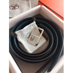 Cintura Hermes Officier Reversibile 38mm Blu Clemence Cintura Hermes Officier Reversibile 38mm Blu Clemence