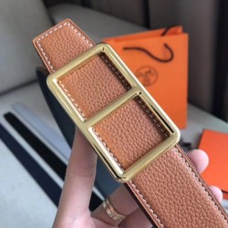 Cinturino Hermes Officier fibbia della cintura marrone 38MM Cinturino Hermes Officier fibbia della cintura marrone 38MM