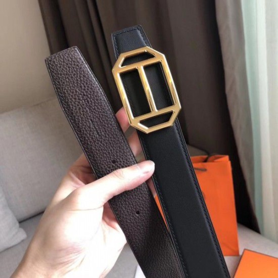 Replica Hermes Pad Cintura reversibile Cafe Clemence Replica Hermes Pad Cintura reversibile Cafe Clemence