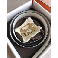 Hermes Pad Cintura reversibile Nera / Bianca Epsom Hermes Pad Cintura reversibile Nera / Bianca Epsom