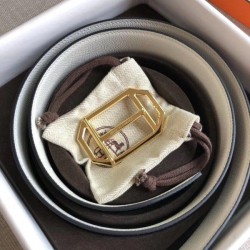 Hermes Pad Cintura reversibile Nera / Bianca Epsom Hermes Pad Cintura reversibile Nera / Bianca Epsom