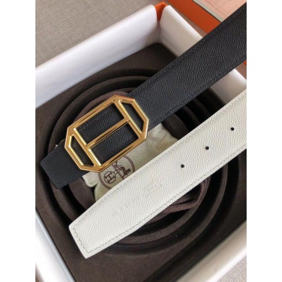 Replica Hermes Pad Cintura reversibile Nera / Bianca Epsom Replica Hermes Pad Cintura reversibile Nera / Bianca Epsom