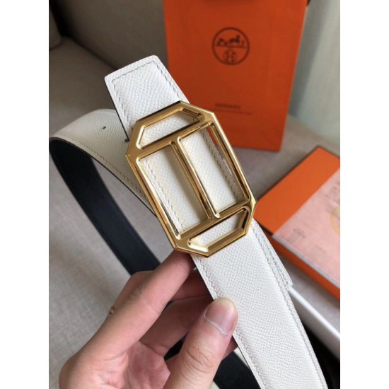 Replica Hermes Pad Cintura reversibile Nera / Bianca Epsom Replica Hermes Pad Cintura reversibile Nera / Bianca Epsom