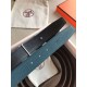 Replica Cintura reversibile Hermes Quizz 32mm Clemence blu Replica Cintura reversibile Hermes Quizz 32mm Clemence blu